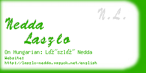 nedda laszlo business card